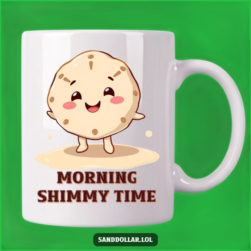 Funny Sand Dollar Dance Mug: Hilarious Gift for Joyful Beach Lovers!