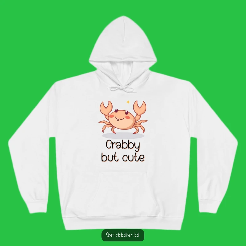 Funny Crab Scuttle Hoodie: Cozy Playful Character, Ultimate Humorous Gift