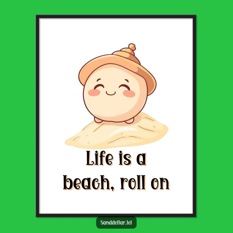 Free Printable Sand Dollar Wall Art: Funny Downloadable Decor for a Playful Space!