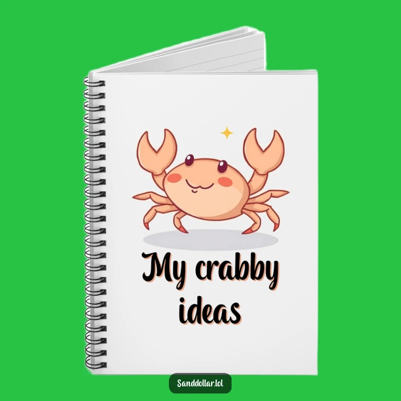 Funny Crab Scuttle Notebook: Playful Character Journal, Great Humorous Gift for Ideas