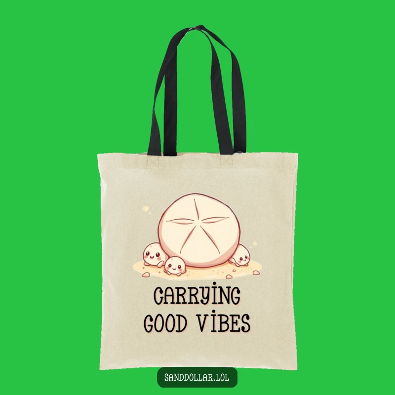 Funny Shell Giggle Tote Bag: Joyful Accessory, Great Humorous Beach Gift